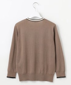 J.PRESS LADIES L 【洗える】トリムツイン ニット