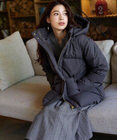 Tiaclasse 【安田美沙子さん着用・4way】ストレッチタフタショートダウン