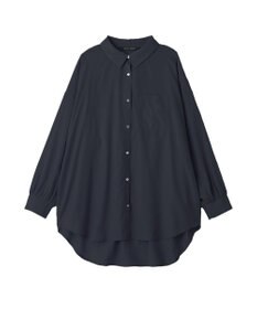 YECCA VECCA バックギャザーロングシャツ