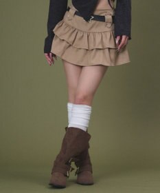 WEGO スターベルト付きティアードスカパン