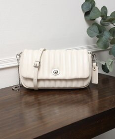 style code 【MERCURYDUO/マーキュリーデュオ】ストライプキルティング　フラップショルダーバッグ