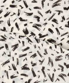 23区 【接触冷感/吸水速乾】ペインティングプリント ブラウス