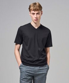 JOSEPH HOMME 【新色追加】ハイゲージベアスムース　VネックＴシャツ