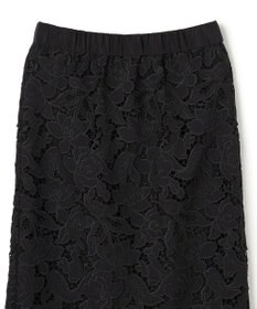 BEIGE， CITRINE / エンブロイダリーレースイージースカート