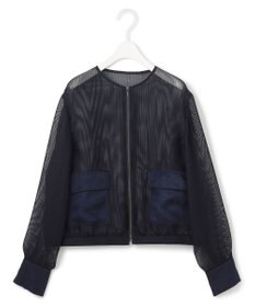 ICB L 【洗える】Ta/Peメッシュ ブルゾン