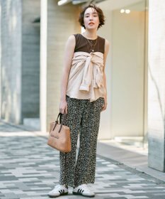 ANY L 【2SET】ツインセットヘンリーネックタンクトップ