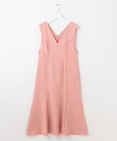 Feroux 【洗える】春ツイード ジャンパースカート