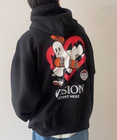 WEGO VISIONゴーストグラフィックプルパーカー
