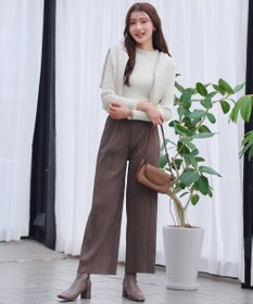 Tiaclasse 【新色追加・洗える】ランダムリブニットプルオーバー