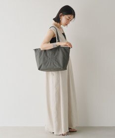 russet ＜390g/撥水性あり＞天ファスナー付きコーデュラナイロントートバッグ(CE-1560)