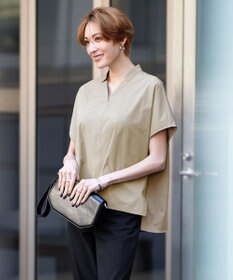 ICB L 【洗える】 タイプライタージャージーコンビ プルオーバー