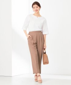 ANY SIS L 【接触冷感＆UVカット】サラキレイ テーパードパンツ