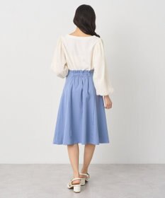 earth music&ecology シアーチェックスリーブプルオーバー