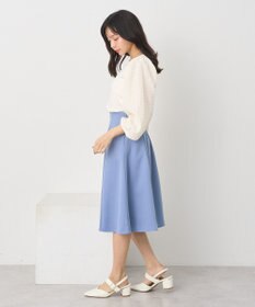 earth music&ecology シアーチェックスリーブプルオーバー