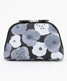 Y'SACCS 総柄プリントハーフムーンポーチ