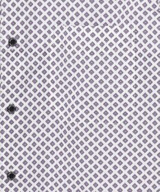 JOSEPH ABBOUD 【オーガニックコットン使用】ジオメトリックパターンシャツ