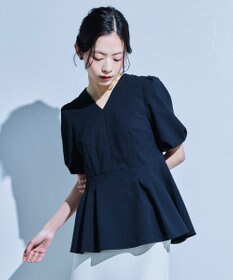 TOCCA 【松木育未さん着用】BUNNY PUFF ブラウス ブラック系