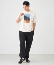 SHARE PARK MENS 【UVカット・吸水速乾・ストレッチ・軽量 】コラボフォトプリントTシャツ（L・XLサイズ）