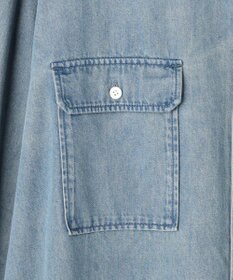 23区 L 【SLOW/一部店舗限定】2WAY ダンガリー シャツ