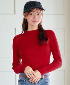 Tiaclasse 【新色追加・洗える】ランダムリブニットプルオーバー