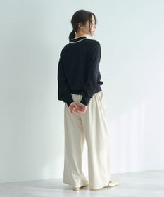 YECCA VECCA 配色ボウタイニット