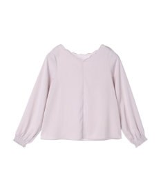 earth music&ecology スカラップブラウス