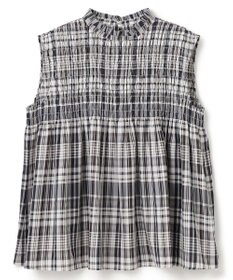 UNFILO 【WEB限定】シアーシャーリングブラウス