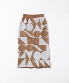 TRICOTE ○△□ PATTERN SKIRT / ○△□ パターン スカート