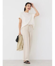 AMERICAN HOLIC 接触冷感ショートスリーブカットプルオーバー