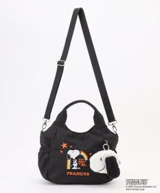 Y'SACCS SNOOPYデザイン サイドギャザー2wayトート　Sサイズ(レインボー）