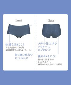Wing サニタリーショーツ　「ナイト用」　羽付きナプキン対応　はきこみ丈ふつう　ウイング／ワコール　EC8401