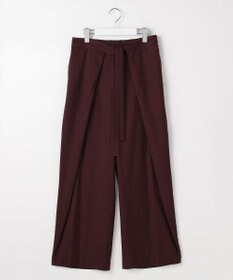 自由区 L 【SHIHOさん着用】フロントディテールラップワイド パンツ