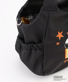 Y'SACCS SNOOPYデザイン サイドギャザー2wayトート　Sサイズ(レインボー）