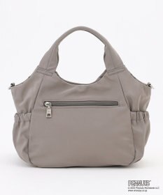 Y'SACCS SNOOPYデザイン サイドギャザー2wayトート　Sサイズ(レインボー）