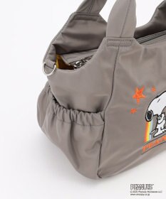 Y'SACCS SNOOPYデザイン サイドギャザー2wayトート　Sサイズ(レインボー）