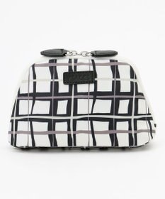 Y'SACCS 総柄プリントハーフムーンポーチ