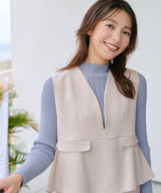 Tiaclasse 【新色追加・洗える】ランダムリブニットプルオーバー