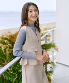 Tiaclasse 【新色追加・洗える】ランダムリブニットプルオーバー