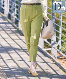 Tiaclasse L 【ダブルストレッチ・洗える】テーパードパンツ