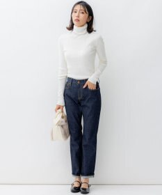 23区 L 【洗える】ウーステッドウール タートルネック ニット