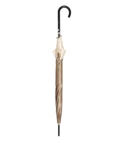 MOONBAT LANVIN COLLECTION 長傘 リーフ サテンプリント ジャンプ 耐風