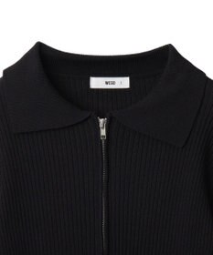 WEGO Wジップコンパクトニットカーデ