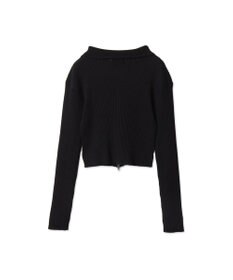 WEGO Wジップコンパクトニットカーデ