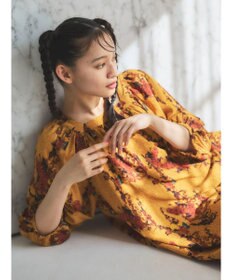 Green Parks ■ＥＳＣＡＲ　アートフラワーｐｔワンピース