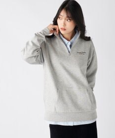OP／FILA 【ocean pacific】Daily Cozy/あったか裏起毛ハーフジップロゴスウェット
