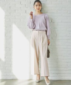 ANY SIS 【洗える】フラワーモイスチャー ニット