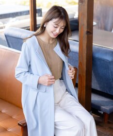 Tiaclasse L 【洗える】ピンタックレースブラウス