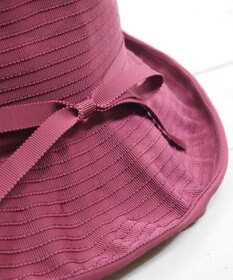 石田製帽 〈25SS新作〉グログランリボン ソフトハット