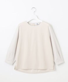 J.PRESS LADIES L プレーティングジャージー タックスリーブ カットソー