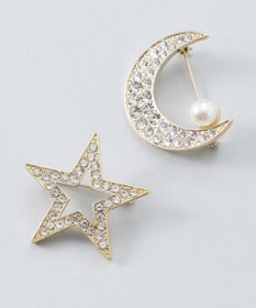 組曲 【好評につき追加販売】ビジュームーンブローチ